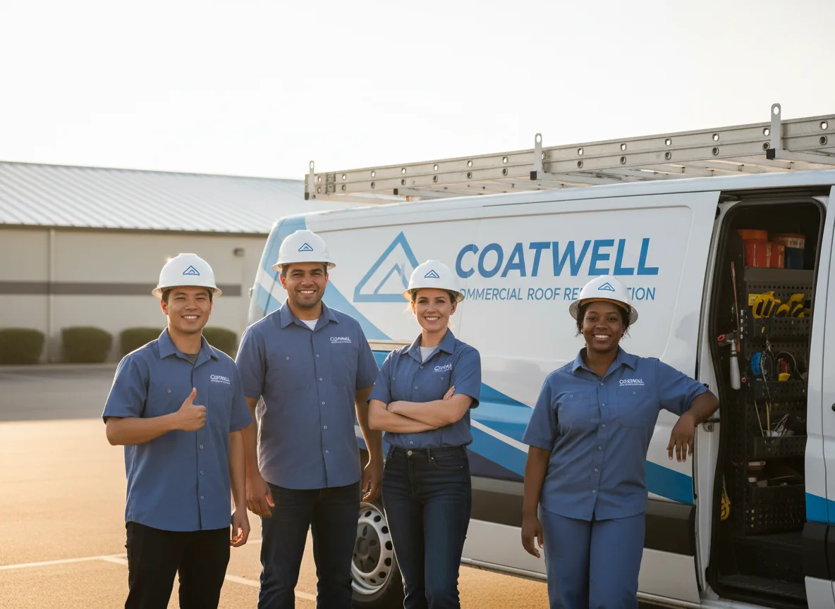 Commercial roof coating company in Random Lake, WI
